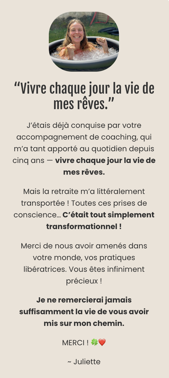 Message de Juliette